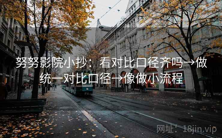 努努影院小抄：看对比口径齐吗→做统一对比口径→像做小流程